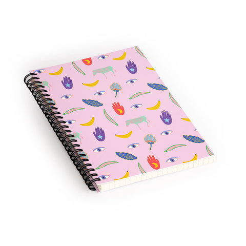 Hello Sayang WOW Pink Spiral Notebook