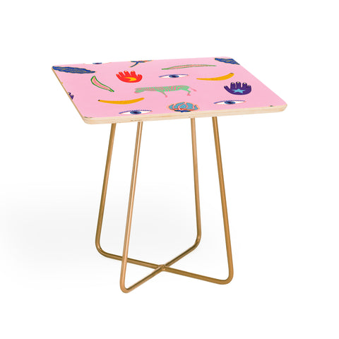 Hello Sayang WOW Pink Side Table