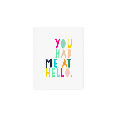 Hello Sayang You Had Me At Hello Art Print