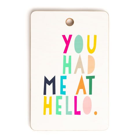 Hello Sayang You Had Me At Hello Cutting Board Rectangle