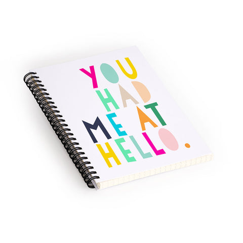 Hello Sayang You Had Me At Hello Spiral Notebook