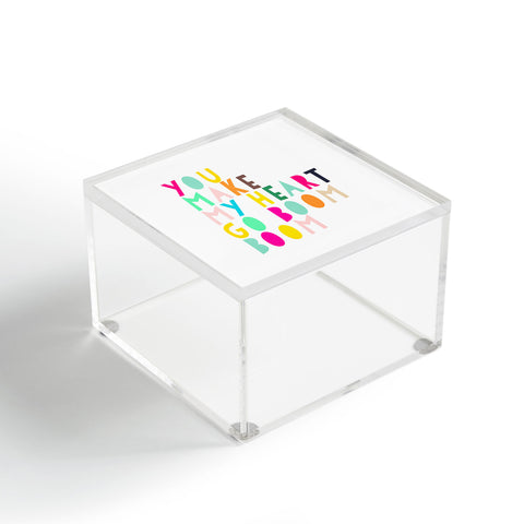 Hello Sayang You Make My Heart Go Boom Boom Acrylic Box