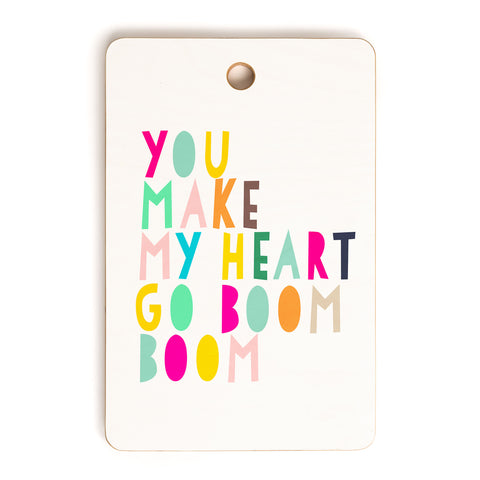 Hello Sayang You Make My Heart Go Boom Boom Cutting Board Rectangle