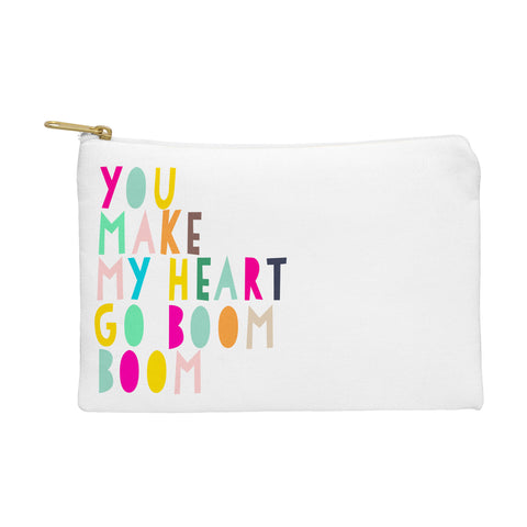 Hello Sayang You Make My Heart Go Boom Boom Pouch