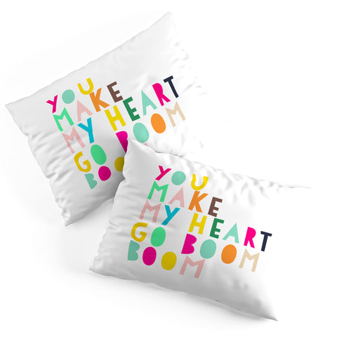 Hello Sayang You Make My Heart Go Boom Boom Pillow Shams