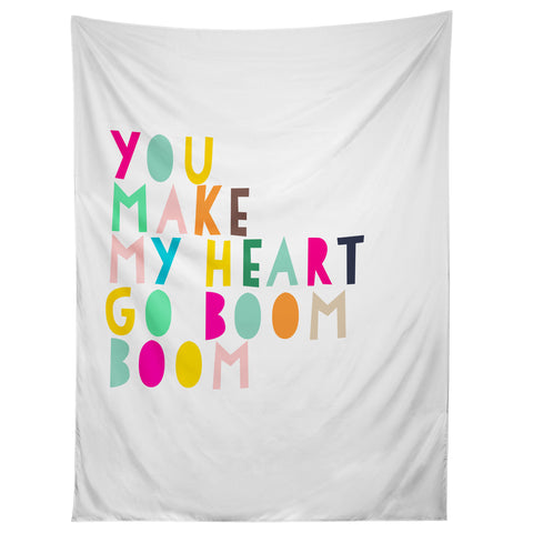 Hello Sayang You Make My Heart Go Boom Boom Tapestry
