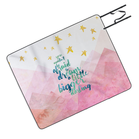 Hello Sayang You Mustnt Be Afraid To Dream A Little Bigger Darling Picnic Blanket