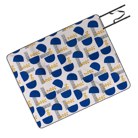 Hello Twiggs Abstract Fruit Bowl Picnic Blanket