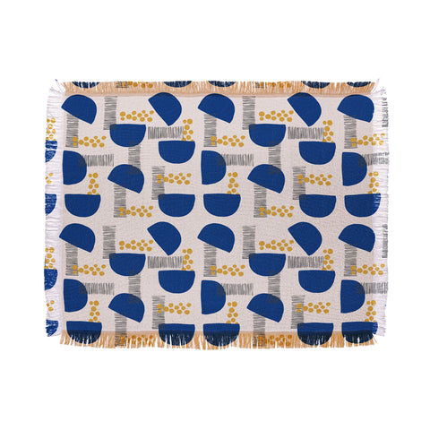Hello Twiggs Abstract Fruit Bowl Throw Blanket
