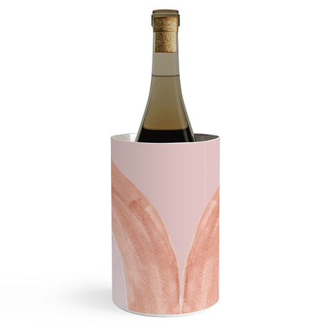 Hello Twiggs Abstract Watercolor Rainbow Wine Chiller