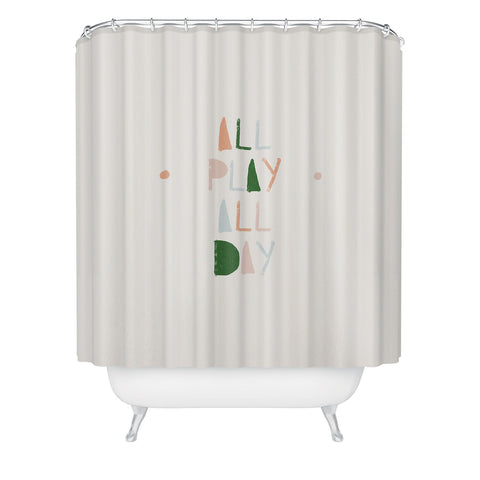 Hello Twiggs All Play All Day Shower Curtain