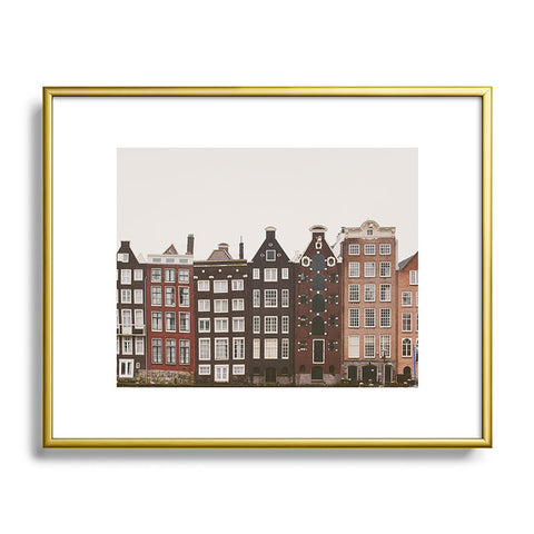Hello Twiggs Amsterdam Metal Framed Art Print
