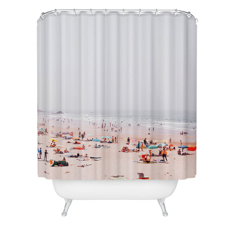 Hello Twiggs At the beach Shower Curtain