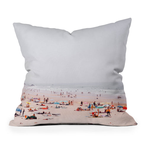 Hello Twiggs At the beach Throw Pillow