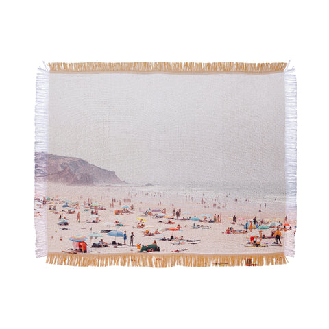 Hello Twiggs At the beach Throw Blanket