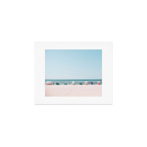 Hello Twiggs Beach Huts Art Print