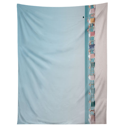 Hello Twiggs Beach Huts Tapestry