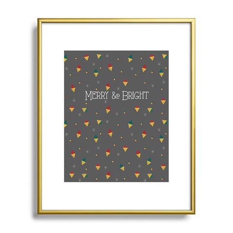 Hello Twiggs Bright and Merry Metal Framed Art Print