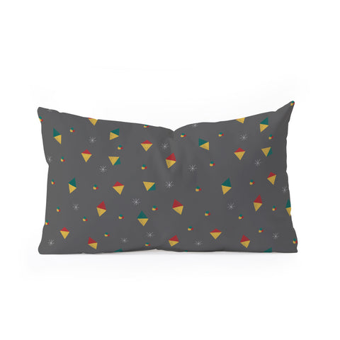 Hello Twiggs Bright and Merry Oblong Throw Pillow