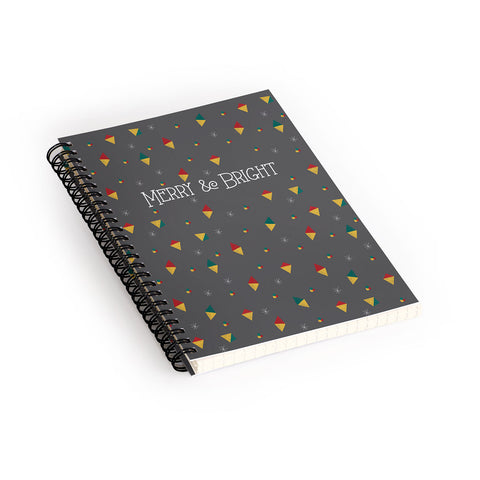 Hello Twiggs Bright and Merry Spiral Notebook