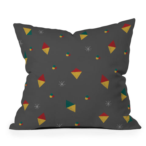 Hello Twiggs Bright and Merry Throw Pillow
