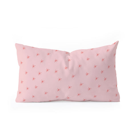 Hello Twiggs Candy Cane Stars Oblong Throw Pillow