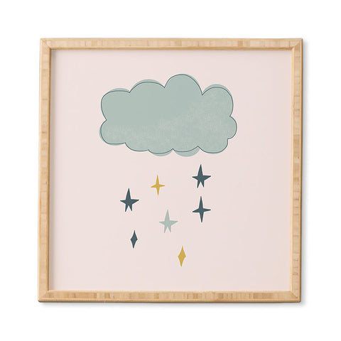 Hello Twiggs Clouds in the Sky Framed Wall Art