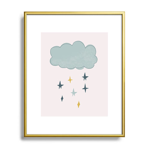 Hello Twiggs Clouds in the Sky Metal Framed Art Print