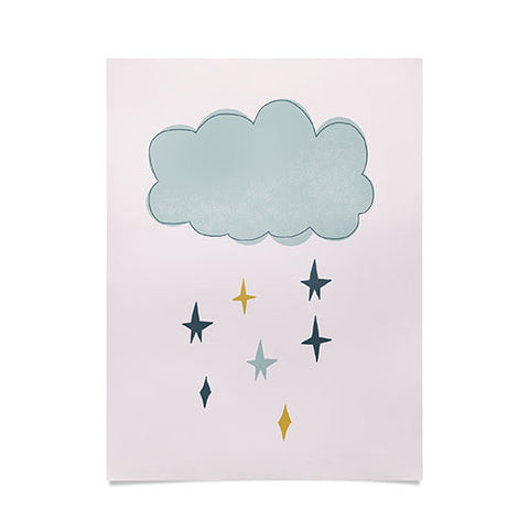 Hello Twiggs Clouds in the Sky Poster
