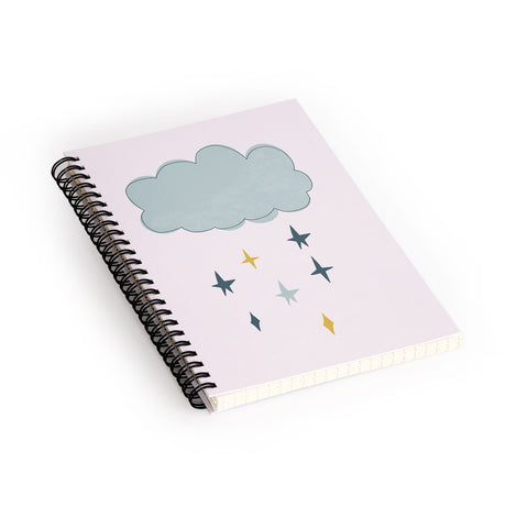 Hello Twiggs Clouds in the Sky Spiral Notebook