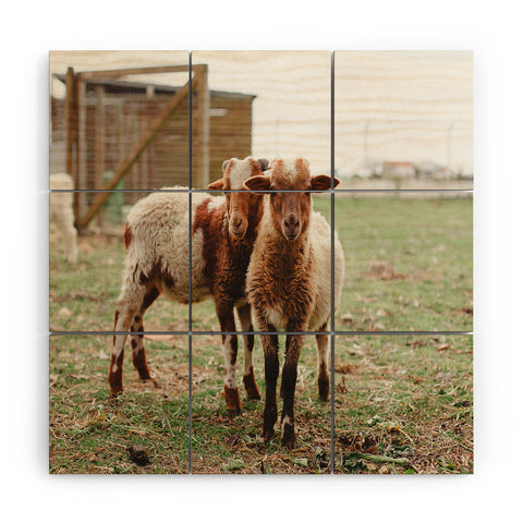 Hello Twiggs Counting Sheep Wood Wall Mural