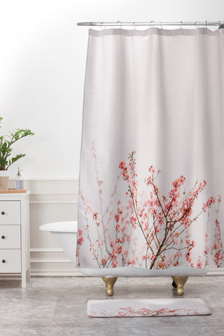 Hello Twiggs Dreamy Spring Shower Curtain And Mat