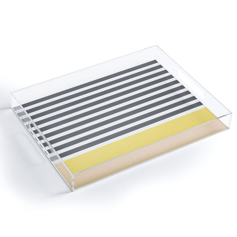 Hello Twiggs Elegant Stripes Acrylic Tray