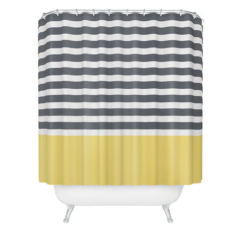 Hello Twiggs Elegant Stripes Shower Curtain