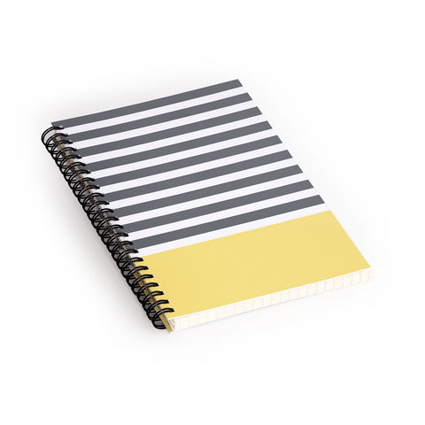 Hello Twiggs Elegant Stripes Spiral Notebook