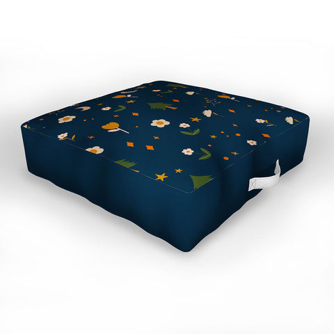 Hello Twiggs Fall Forest Outdoor Floor Cushion