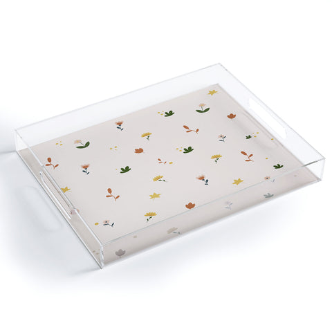 Hello Twiggs Florals and Leaves Acrylic Tray