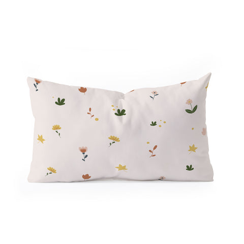 Hello Twiggs Florals and Leaves Oblong Throw Pillow