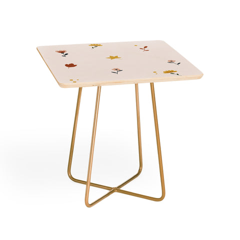 Hello Twiggs Florals and Leaves Side Table