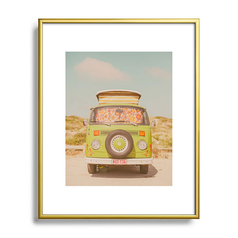 Hello Twiggs Freedom Roadtrip Metal Framed Art Print