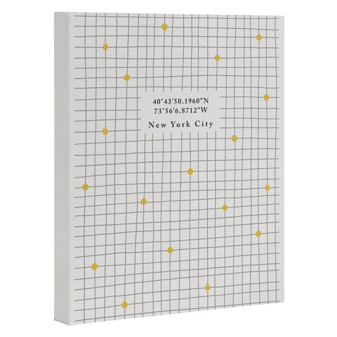 Hello Twiggs Grid and Dots Art Canvas