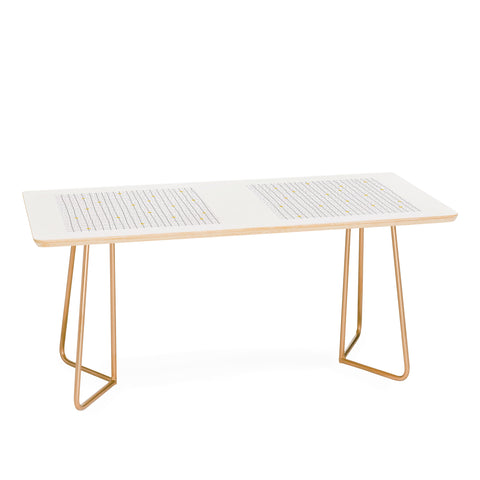 Hello Twiggs Grid and Dots Coffee Table