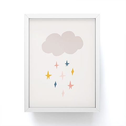 Hello Twiggs Its Raining Stars Framed Mini Art Print
