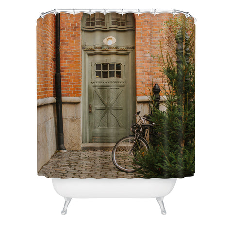 Hello Twiggs Knockknock Shower Curtain