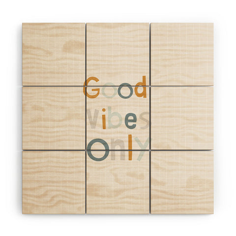 Hello Twiggs Life Mantra Wood Wall Mural