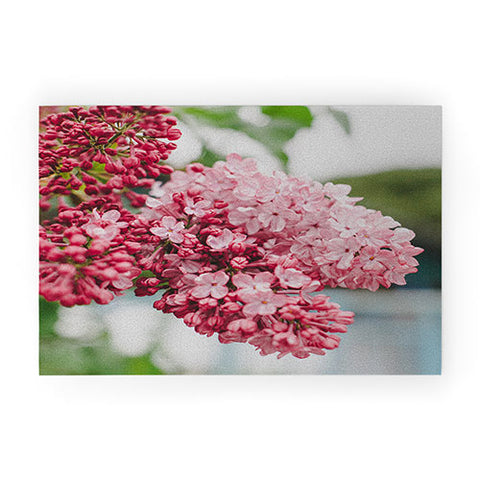Hello Twiggs Lilacs Welcome Mat
