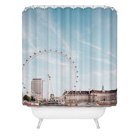 Hello Twiggs London baby Shower Curtain