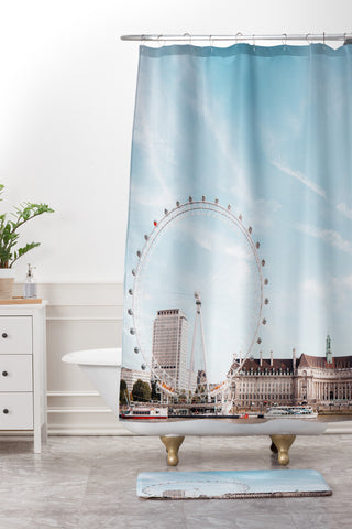 Hello Twiggs London baby Shower Curtain And Mat