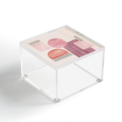 Hello Twiggs Mid Century Pink Acrylic Box