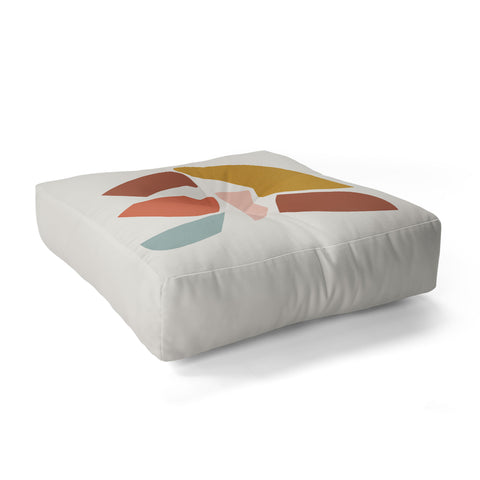 Hello Twiggs Modern Abstract Floor Pillow Square